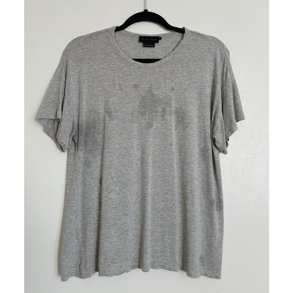 Gray HATCH Viscose T-Shirt Flawed 1/S - Picture 1 of 7